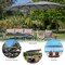 Costway 15FT Double-Sided Twin Patio Umbrella Outdoor Market W/ Crank & Base Grey\Coffee\Turquoise\Beige\Orange\Wine